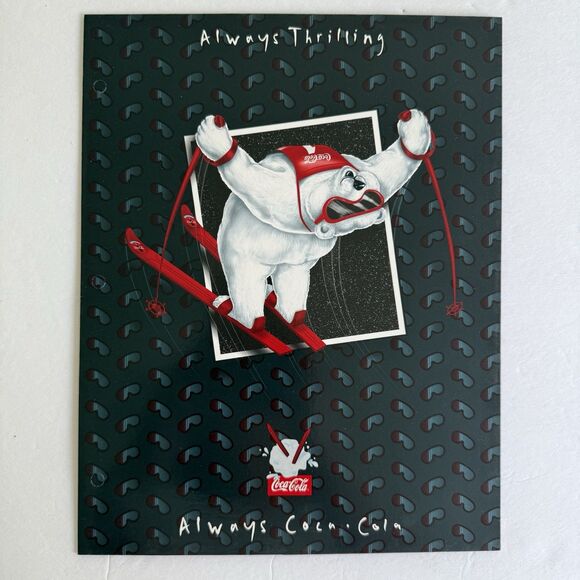 Vintage Coca Cola Coke Soft Drink Folders Spiral Notebook 1997 Memorabilia Qty 4 - Picture 6 of 13